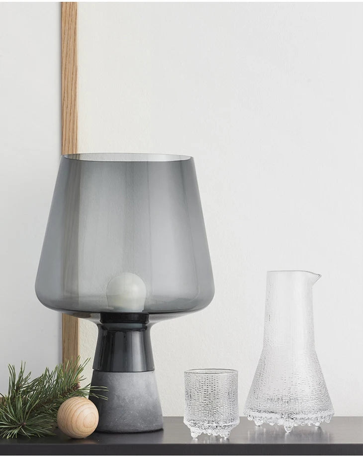 IITTALA Visir Lámpara de mesa, gris humo