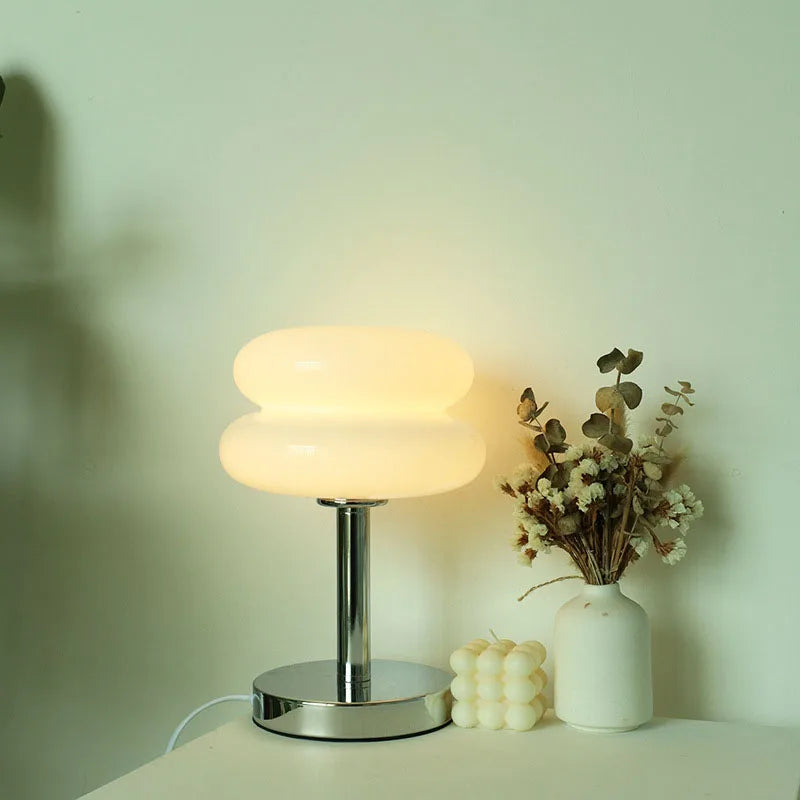 NESSINO Twin Table Lamp, White