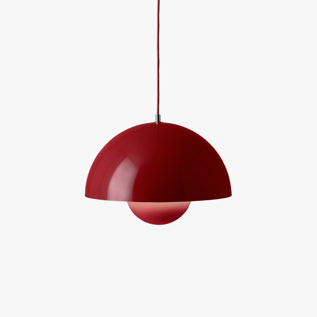 SKY Flowerpot VP1 Pendant, Dark Red