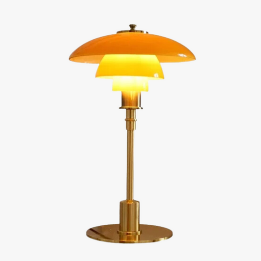 ARTEMIDE Lámpara de mesa Wolfard, naranja dorado