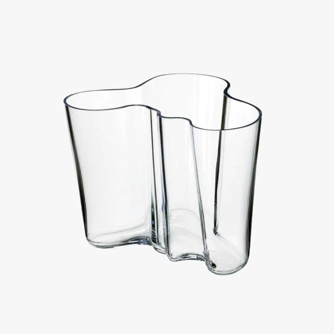 IITALA Wave Vase, Clear